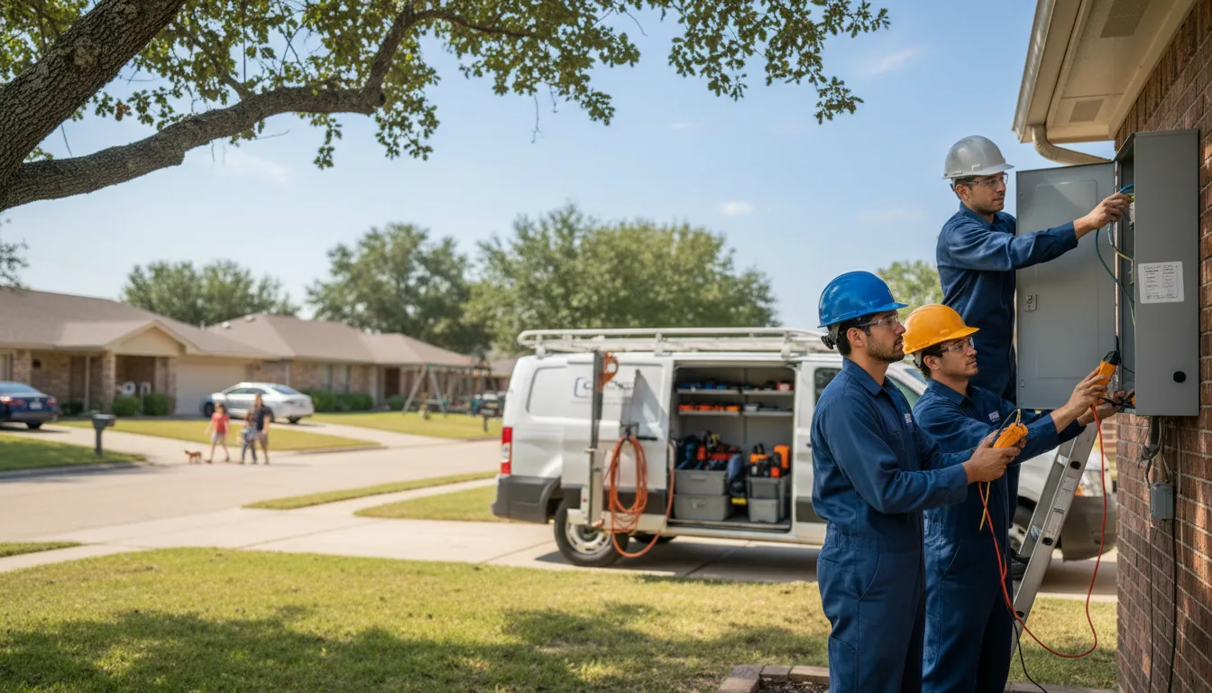Certified electrician providing emergency electrical services in Luverne, ND